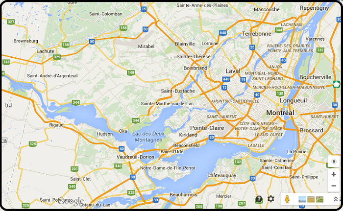 Villes desservies dans la région de Montréal